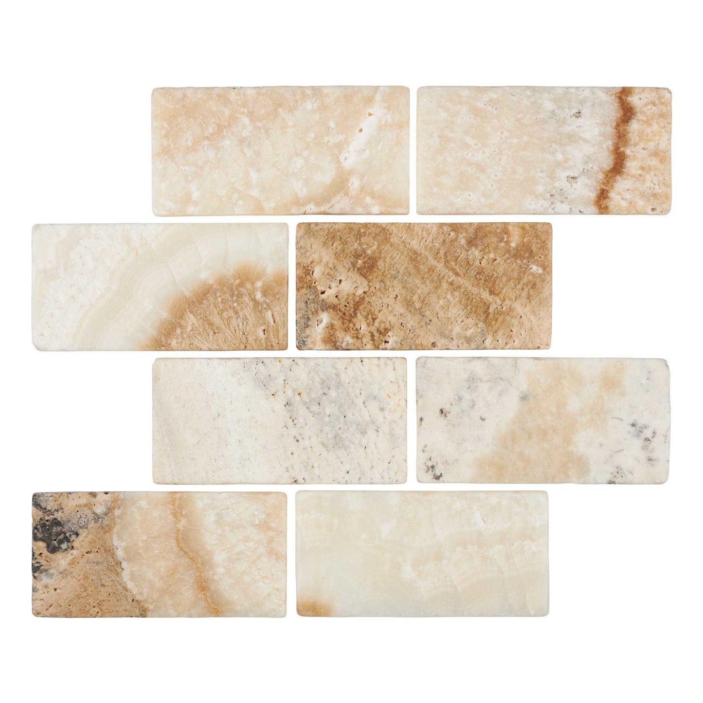 Latravonya Travertine 3’’ X 6’’ Tile Tumbled Wall Tile