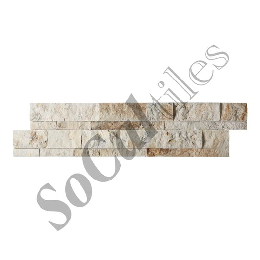 Latravonya Travertine Ledger-Panel Split-Faced Wall Tile