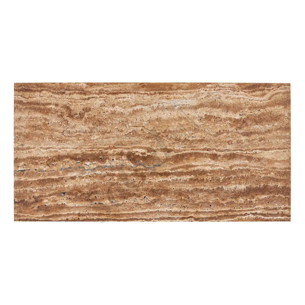 Noce Exotic Travertine Vein-Cut 12’’ X 24’’ Tile Brushed & Unfilled/Filled & Honed/Filled & Polished Brushed & Unfilled