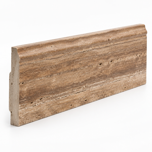 Noce Travertine Trim - 6in Baseboard
