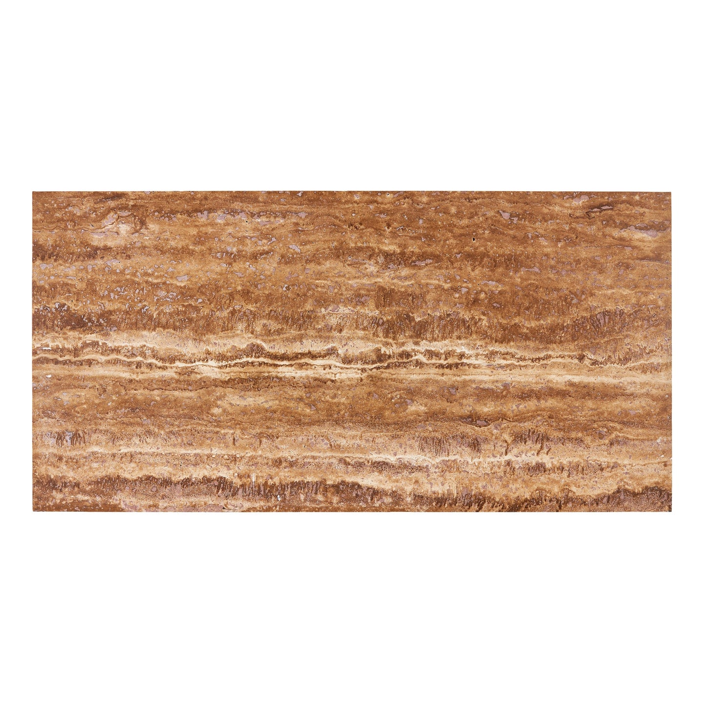 Noce Exotic Travertine Vein-Cut 12’’ X 24’’ Tile Brushed & Unfilled/Filled & Honed/Filled & Polished Filled & Honed / 1