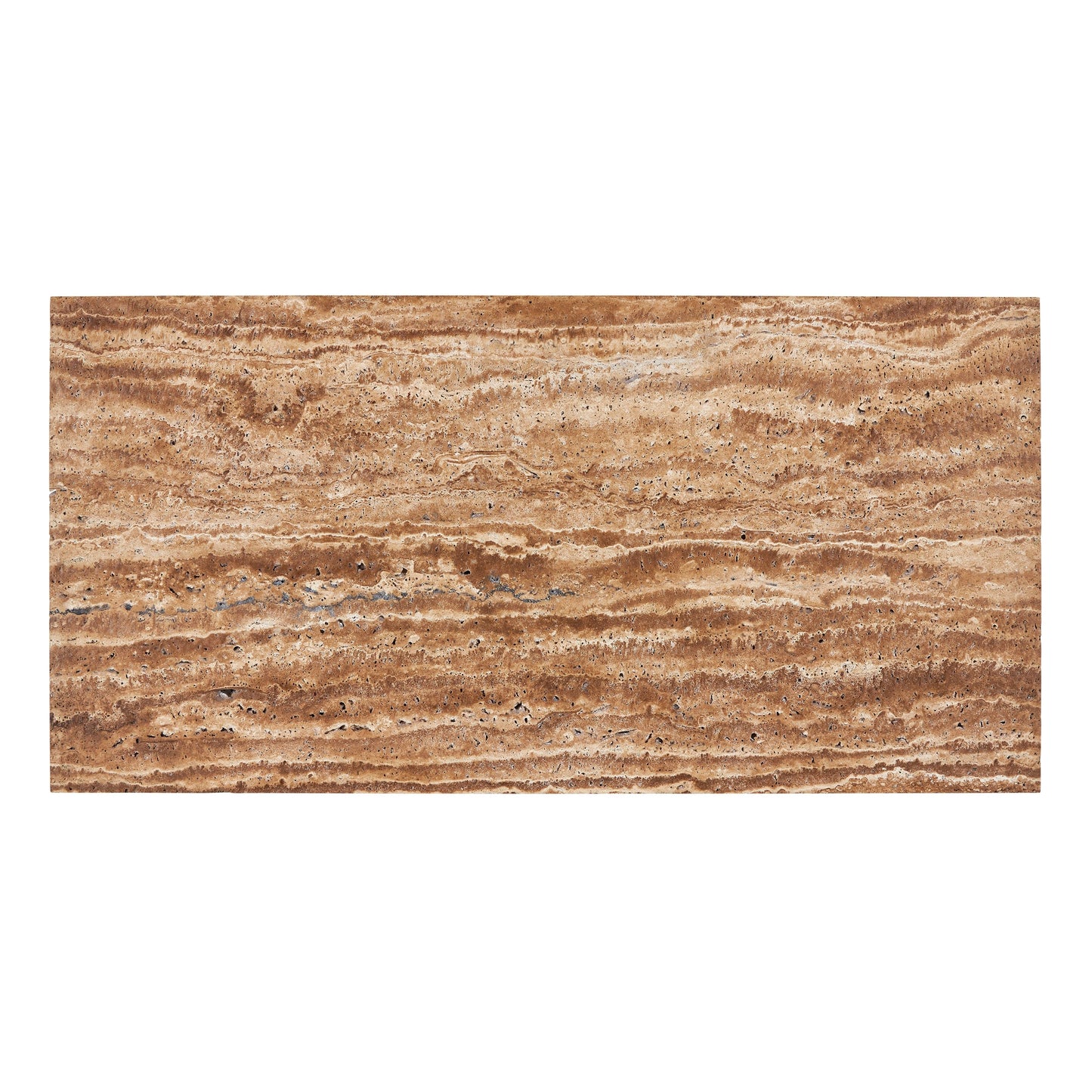 Noce Exotic Travertine Vein-Cut 12’’ X 24’’ Tile Brushed & Unfilled/Filled & Honed/Filled & Polished Brushed & Unfilled
