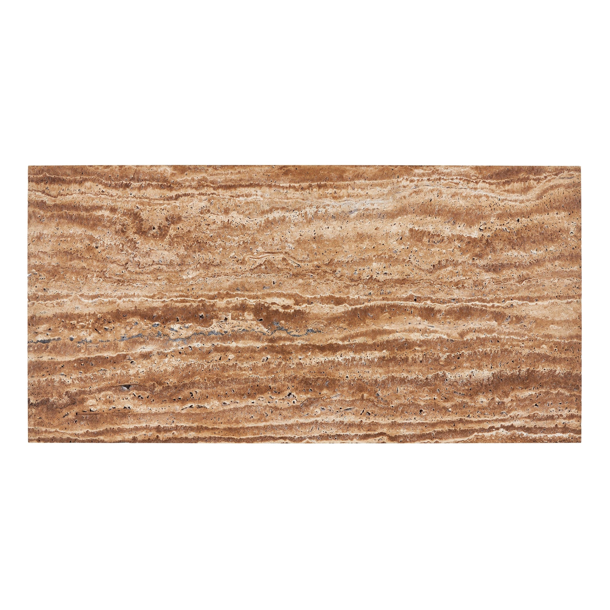 Noce Exotic Travertine Vein-Cut 12’’ X 24’’ Tile Brushed & Unfilled/Filled & Honed/Filled & Polished Brushed & Unfilled