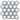Oriental White Marble Mosaic - 2in Vortex Hexagon Blue-Gray