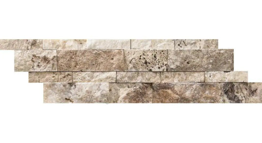 Philadelphia Travertine Ledger-Panel Split-Faced Wall Tile