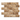 Scabos Travertine Mosaic - 2x4 Deep-Beveled Brick