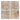 Silver Pewter Blend Travertine 6’’ X 6’’ Tile Tumbled Wall Tile
