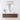 Thassos White 12x24 bathroom wall with mirror centered above the faucet