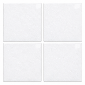 Thassos White Marble Tile - 6x6