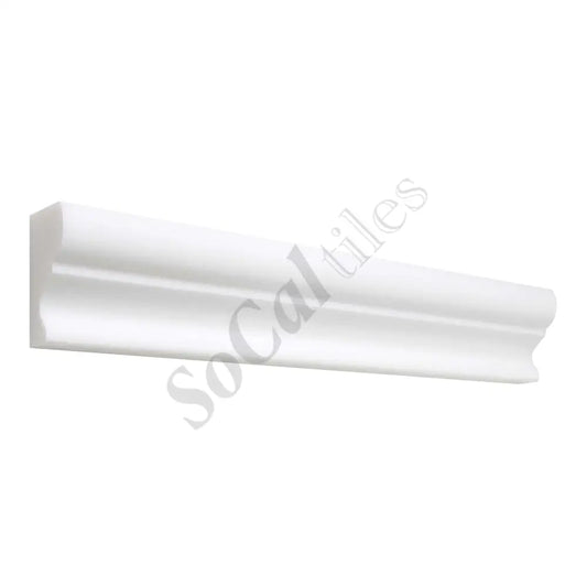 Thassos White Marble 2’’ X 12’’ Crown Molding Polished/Honed Crown