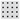 Thassos White Marble Mosaic - Pinwheel with Black Dots