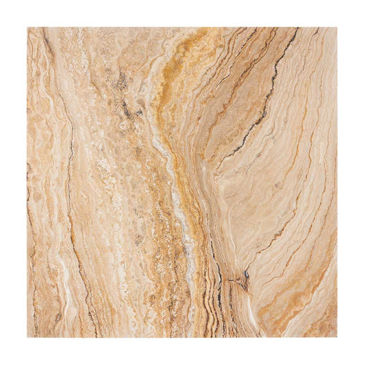 Valencia Travertine 24’’ X 24’’ Tile Filled & Honed Wall Tile