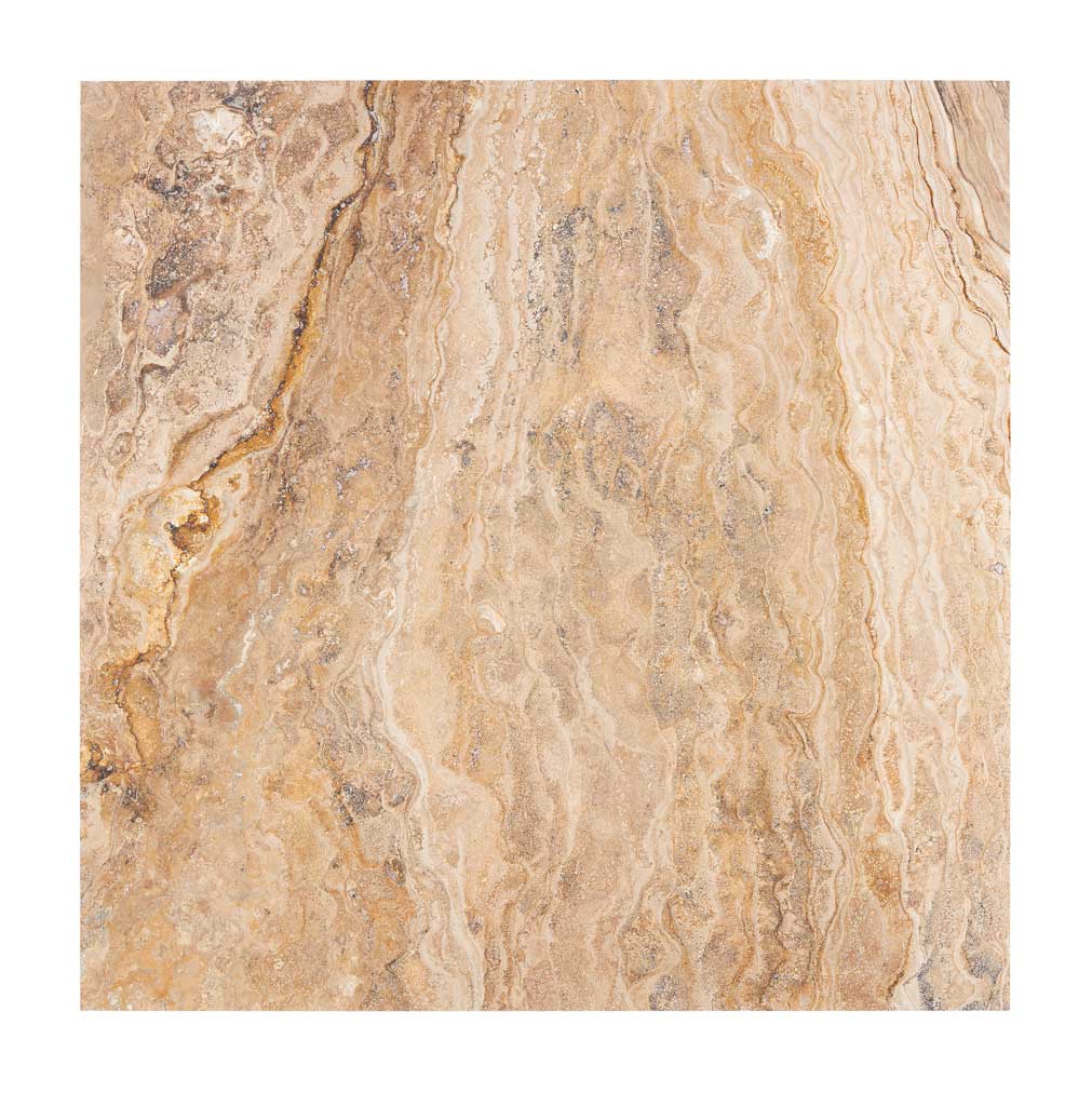 Valencia Travertine 24’’ X 24’’ Tile Filled & Honed Wall Tile