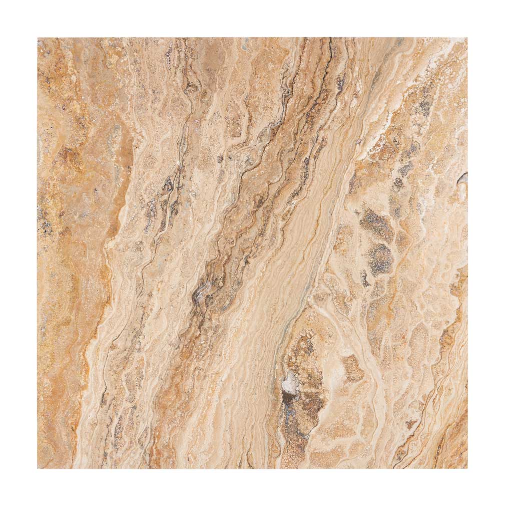 Valencia Travertine 24’’ X 24’’ Tile Filled & Honed Wall Tile