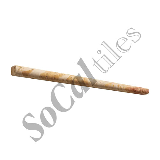 Valencia Travertine 1/2’’ X 12’’ Pencil Liner Honed Liner