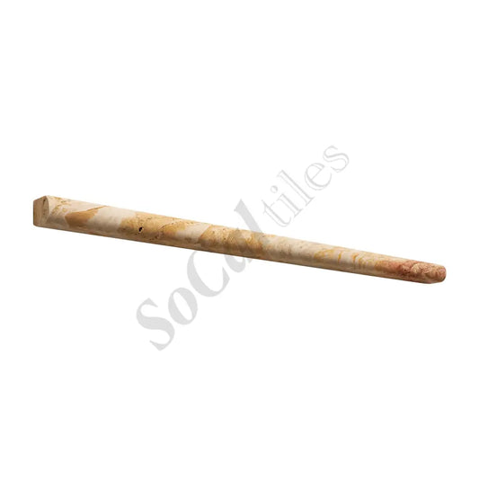 Valencia Travertine 1/2’’ X 12’’ Pencil Liner Honed Liner