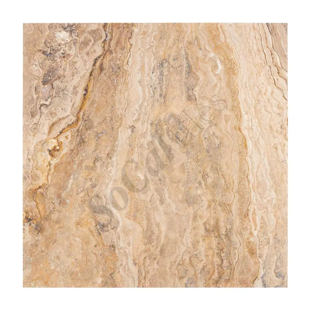 Valencia Travertine 18’’ X 18’’ Tile Filled & Honed Wall Tile