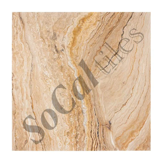 Valencia Travertine 24’’ X 24’’ Tile Filled & Honed Wall Tile