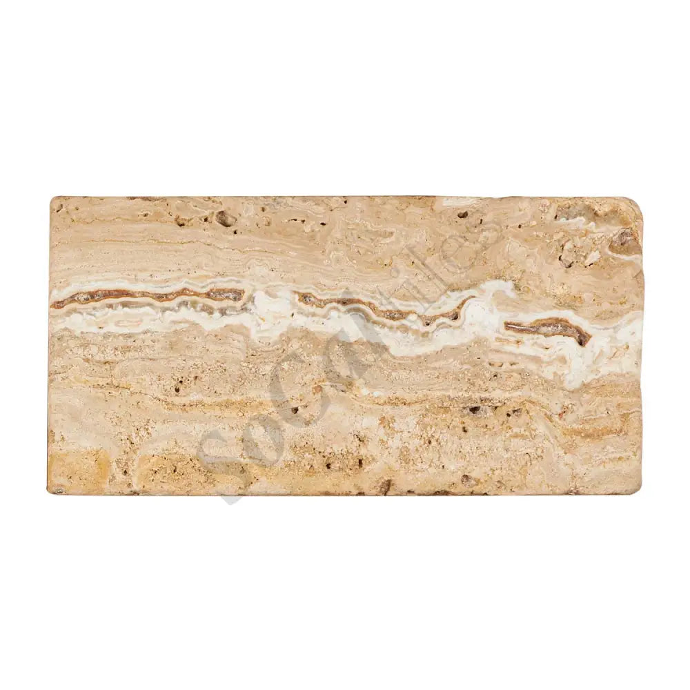 Valencia Travertine 3’’ X 6’’ Tile Tumbled Wall Tile