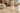 Valencia Travertine Versailles-pattern living room floor