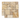 Valencia Travertine Versailles pattern sample on white