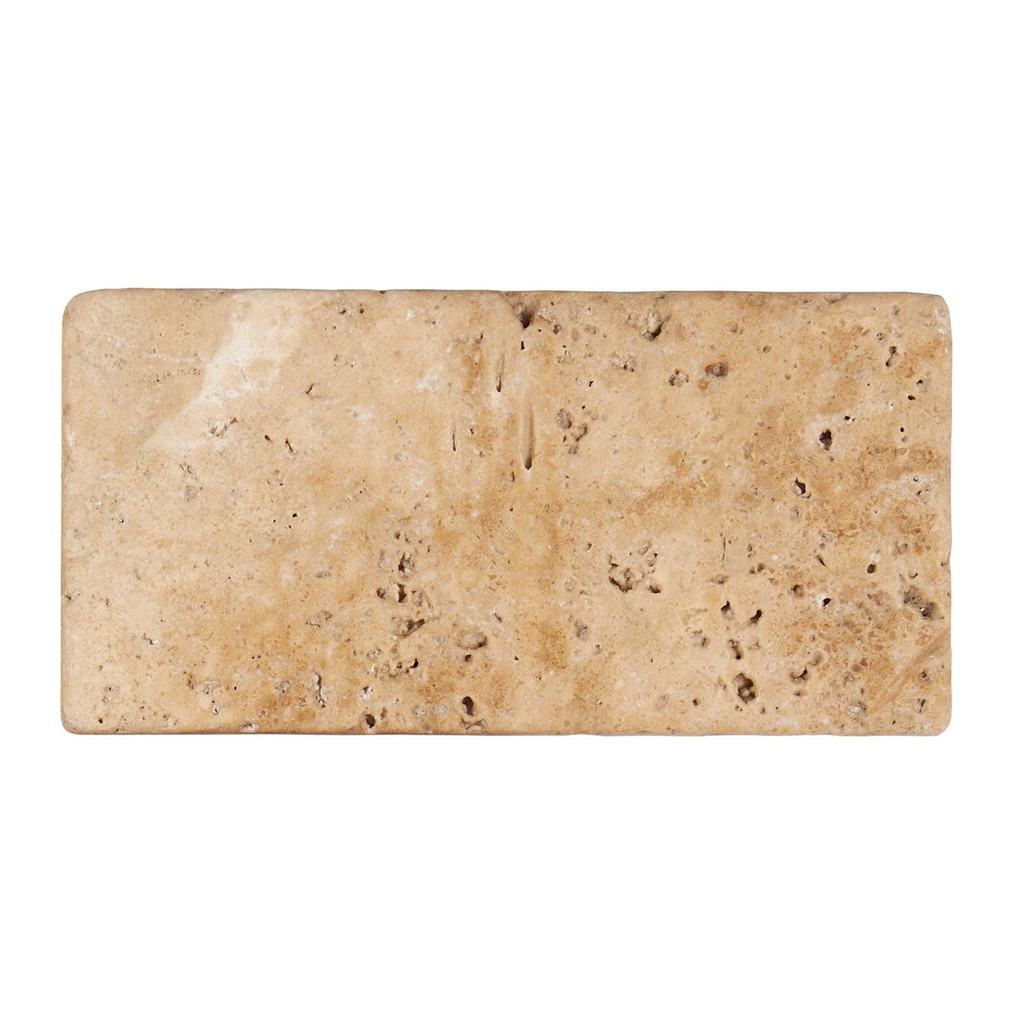 Walnut Travertine 3’’ X 6’’ Tile Tumbled Wall Tile
