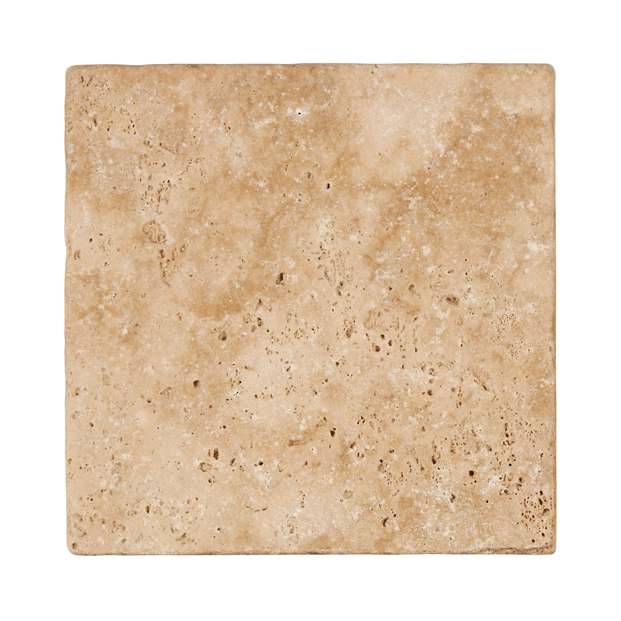 Walnut Travertine 6’’ X 6’’ Tile Tumbled Wall Tile