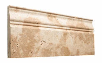 Walnut Travertine 5’’ X 12’’ Baseboard Trim Honed Baseboard