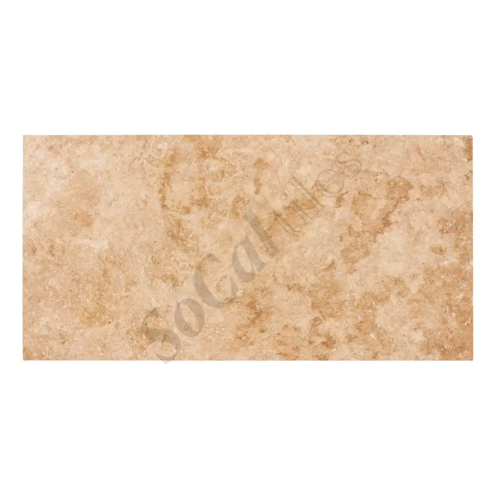 Walnut Travertine 12’’ X 24’’ Tile Filled & Honed Wall Tile