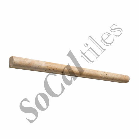 Walnut Travertine 3/4’’ X 12’’ Bullnose Liner Honed Liner