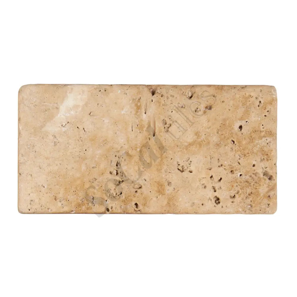 Walnut Travertine 3’’ X 6’’ Tile Tumbled Wall Tile