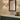 White Pearl Botticino mini-brick library powder room