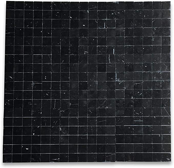 Absolute Black Granite 5/8" X 5/8" Mosaic Polished
