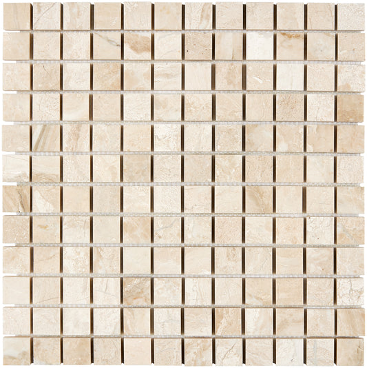 Diano Royal (Queen Beige) Marble 1" X 1" Mosaic Polished