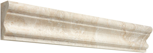 Diano Royal (Queen Beige) Marble 2" X 12" Milano Molding Polished/Honed