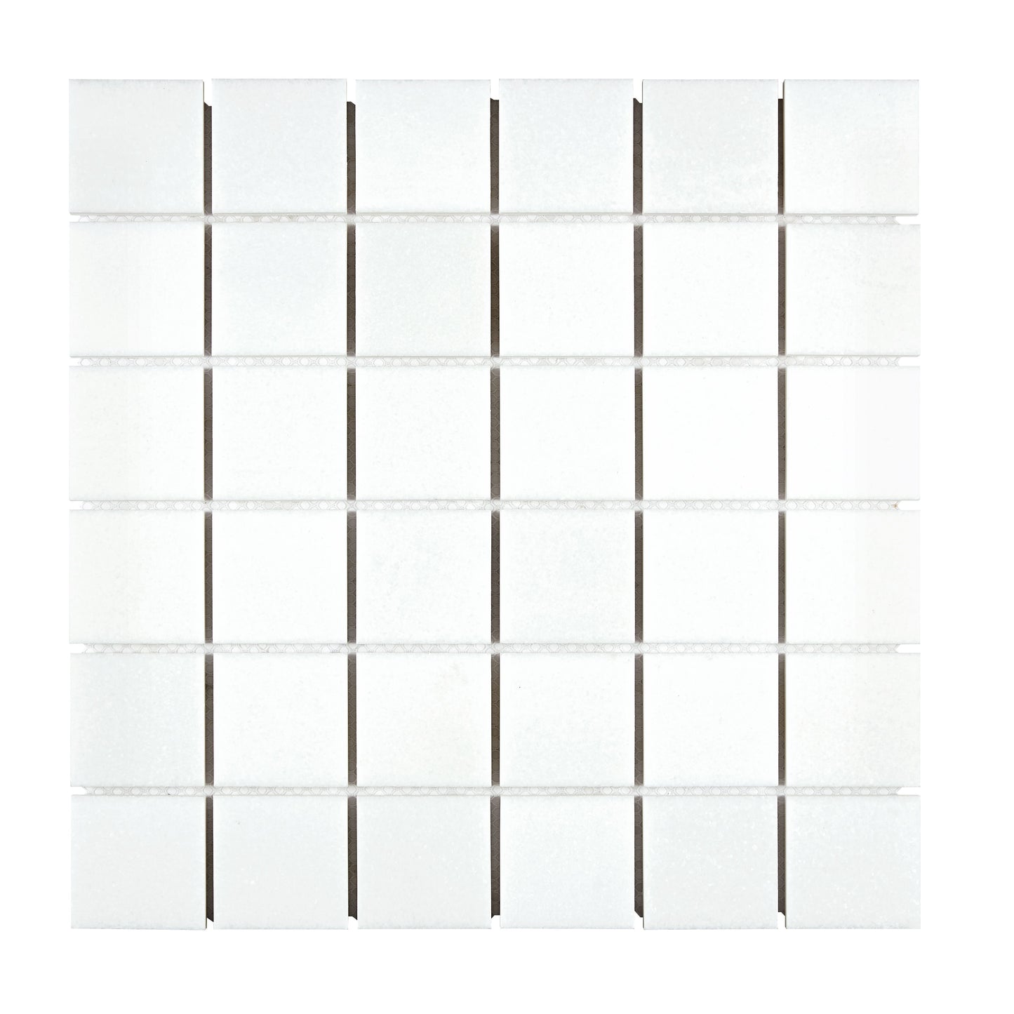 Thassos White Marble 2" X 2" Mosaic Polished/Honed